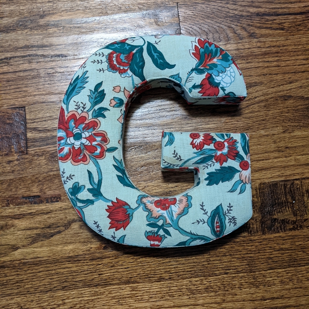 Anthropologie Decorative large letter G